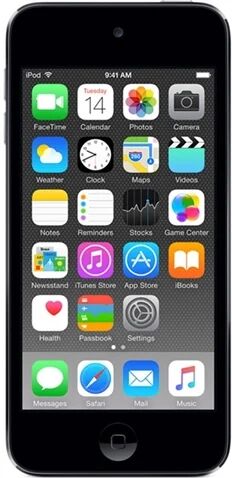 Refurbished: Apple iPod Touch 6th Generation 16GB - Space Grey, B