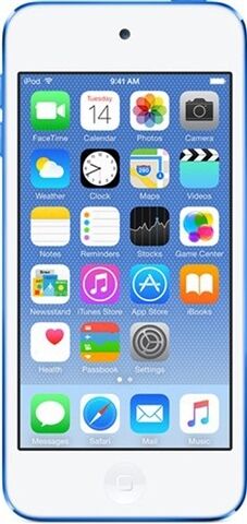 Refurbished: Apple iPod Touch 6th Generation 32GB - Blue, B
