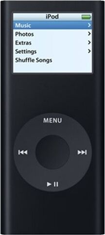 Refurbished: Apple iPod Nano 2nd Generation 8GB - Black, B