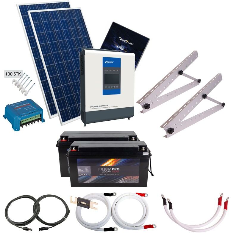 EP Solar Kraftpakke, 230V - 3000W/ 6000W, MPPT, Lithium