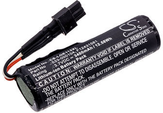 Logitech Batteri (3400 mAh 3.7 V, Sort) passende til Batteri til Logitech S00151