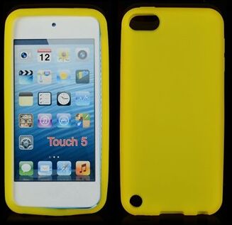 Apple Touch 5/6 enkel silikonskydd (gul)