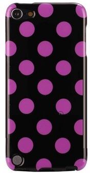 Apple iPod Touch 5/6 Cover Dots (Purple, Black)