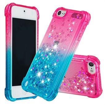 Gradient Glitter Powder Quicksand TPU-fodral till iPod Touch (2019) / Touch 6 / Touch 5