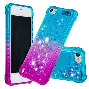 Gradient Glitter Powder Quicksand TPU-fodral till iPod Touch (2019) / Touch 6 / Touch 5
