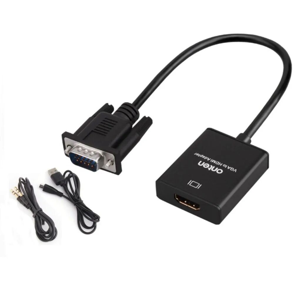 INF VGA till HDMI adapter med ljudkabel