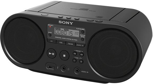 Sony ZSPS50B CD-Boombox USB black