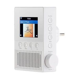 VR-Radio IRS-300 Internet Steckdosenradio mit WLAN & Fernbedienung, 6,1-cm-Display, 6 Watt