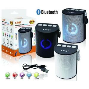 Trade Shop Traesio - lautsprecher bluetooth lautsprecher fm radio usb microsd led licht tragbar KTS-683