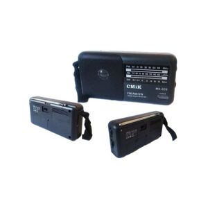 Trade Shop Traesio - mini tragbares radio fm radio vintage MP3 player usb microsd cmik MK-609