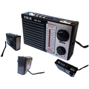 Trade Shop Traesio - mini tragbares radio wiederaufladbar fm MP3 player usb microsd cmik MK918