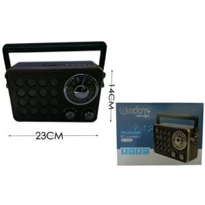 Trade Shop Traesio - tragbares fm am sw radio mit lautsprecher antenne bluetooth microsd usb stereo XC5008