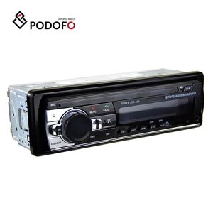 Podofo Auto-Stereo-Radio, Fm-Aux-Eingang, Empfänger, Sd, Usb, Jsd-520, 12 V, Im Armaturenbrett, 1 Din, Auto-Mp3-Multimedia-Player