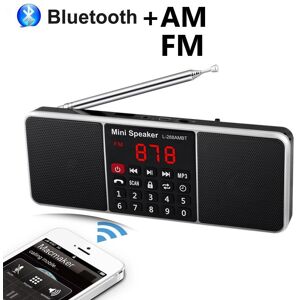 Harlan Digitales Tragbares Radio Am Fm Bluetooth-Lautsprecher Stereo-Mp3-Player Tf Sd-Karte Usb-Laufwerk Freisprechanruf Wiederaufladbare Lautsprecher