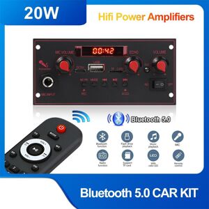 Meiteai-All 2*10w Verstärker Mp3 Decoder Board Dc 5v Bluetooth 5,0 Audio Musik Player Unterstützung 6,5mm Mikrofon Fm Radio Tf Usb Aufnahme Modul Auto Lautsprecher