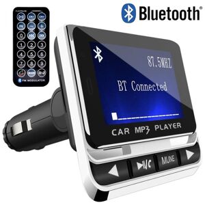 Phoenixs Car Großer Lcd-Display, Kabelloser Fm-Transmitter, Bluetooth-Automusik-Player, Unterstützt Tf/sd/mmc/mp3/cd/dvd