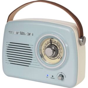 Madison retro radio m. Bluetooth, lyseblå