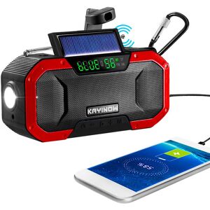 BayOne Crank Radio Emergency Radio Handvev Bluetooth -højttalere 5000mAh