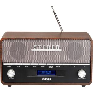 Denver DAB36 - Retro DAB+ Radio - Træ