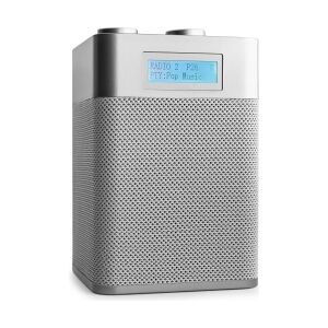 DAB Radio, transportabel og smart design! Indbygget genopladligt batteri /DAB+/F