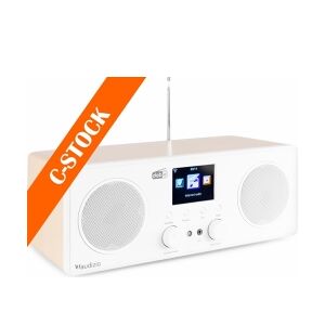 Bari WIFI Internet Stereo Radio with DAB+ White 