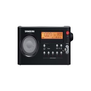 Sangean Electronics PR-D7 FM/AM portable receiver, 10 station presets, black