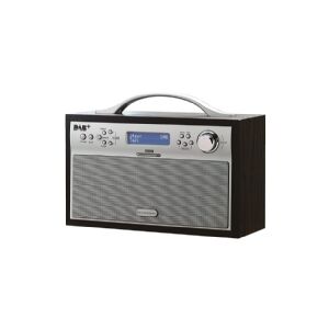 Scansonic   DA88 - DAB+ bærbar radio - 2 x 2 Watt (Total) - Sort/Sølv