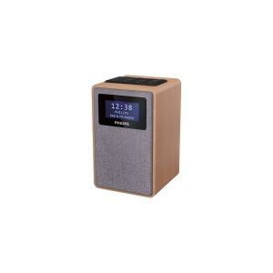 Philips TAR5005 - Clock-radio - 1 Watt - lyst træ