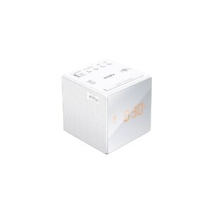 Sony ICF-C1 - Clock radio - white - 230V AC - Backup power supply via battery (CR2032)