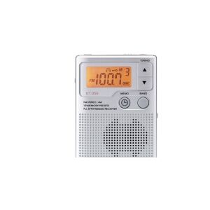 Sangean Electronics Sangean DT-250, AM, FM, MW, 87,5 - 108 Mhz, 520 - 1710 kHz, 4 ohm (O), 3,49 cm (1.38), Sølv