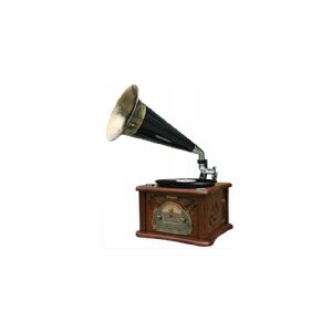 Roadstar HIF-1850TUMPK, Brun, Træ, 33,45,78 rpm, AM, FM, MP3, WMA, LCD