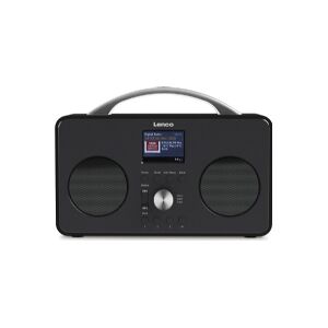 Lenco PIR-645BK Stereo Internet Radio WLAN med DAB+, FM  sort, genopladeligt batteri