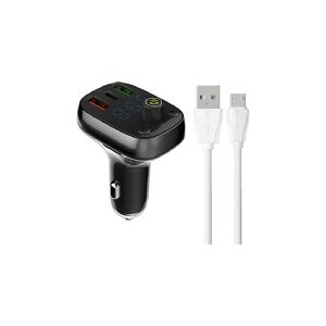 FM Transmitter LDNIO FM Transmitter LDNIO Bluetooth C704Q 2USB, USB-C + MicroUSB cable