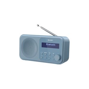 Sharp Tokyo DR-P420 - DAB bærbar radio - stålblå