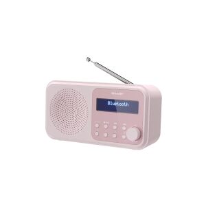 Sharp Tokyo DR-P420 - DAB bærbar radio - blomstrende pink