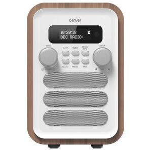 Denver Dab-48 Fm/dab+ Bluetooth Radio - Hvid