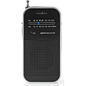 Nedis Fm Radio - 1.5w - Sølv/sort