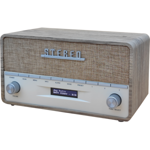 Denver Dab-36lw - Fm/dab+/bluetooth Radio - Lys Træ