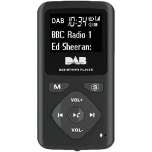 Dab/Dab Digital Radio Bluetooth 4.0 Personal Pocket Fm Mini Bærbar Radio-øretelefon Mp3 -usb til hjemmet