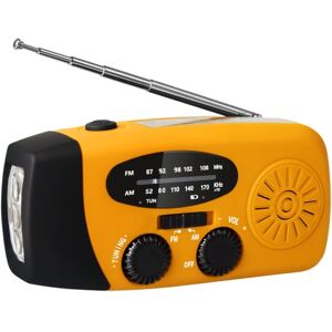 FLOWER LOST Mng Emergency Solar Håndsving Am/fm Dynamo Weather Radio Led Lommelygte Oplader