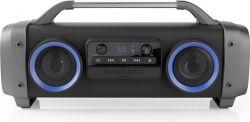 Nedis Boombox   3 timers spilletid   Bluetooth® trådløs teknologi   FM Radio   F