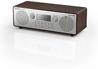 Panasonic DAB+ radio m/Bluetooth (Aluminium/Træ) RF-D100