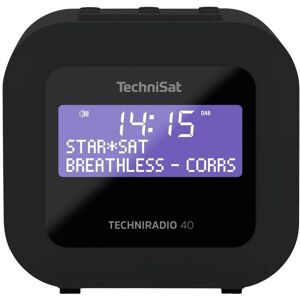 - techniradio 40 Radio-réveil dab+, fm fonction de charge de la batterie noir