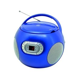 Soundmaster SCD2120BL Radio-lecteur CD FM AUX, CD bleu - Publicité