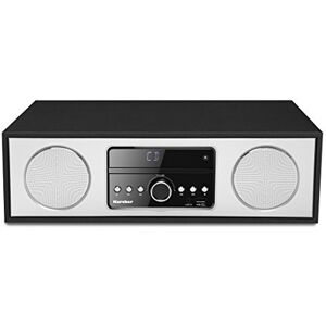 Karcher Dab 4500CD Radio numérique stéréo (système Compact avec Lecteur CD, Bluetooth, Radio FM/Dab+, système de Musique, USB, réveil, Haut-Parleur 30 W, télécommande, boîtier en Bois élégant, Noir) - Publicité