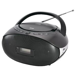 Radio-lecteur CD, Denver TC-29,  FM, Ecran LCD noir, Haut-parleur Stéréo 2x1W Rms, sur secteur ou piles - Publicité