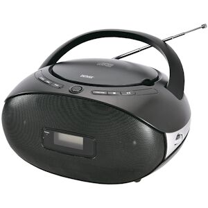 Denver TC-29 Radio-lecteur CD FM, Ecran LCD noir, Haut-parleur Stéréo 2x1W Rms, sur secteur ou piles - Publicité