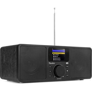 Audizio Rome WIFI Internet Stereo DAB+ Radio Noir - Kits de haut-parleurs