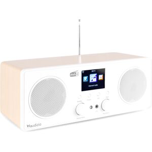 Audizio Bari Radio stereo Internet WIFI avec DAB+ Blanc - Kits de haut-parleurs