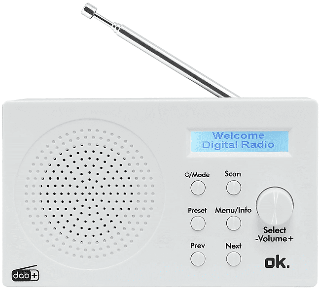 OK RADIO  ORD 101BT-WT-1